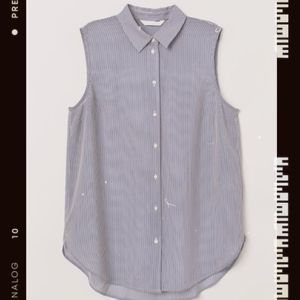 *M* H&M Sleeveless Button Up *NWT*